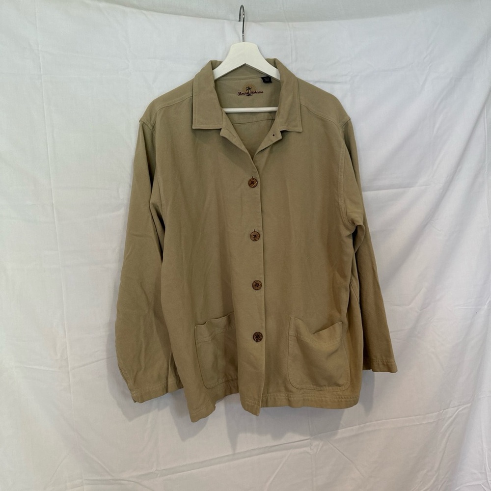 Women’s Tommy Bahama Tan Utility Jacket Relaxed Fit